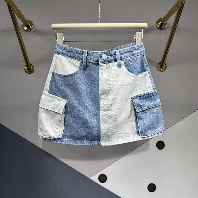 Stylish Black Contrast Denim Half-Skirt: 2025 Summer Women s Slim-Fit A-Line Design S
Stylish Black Contrast Denim Half-Skirt: 2025 Summer Women s Slim-Fit A-Line Design S
