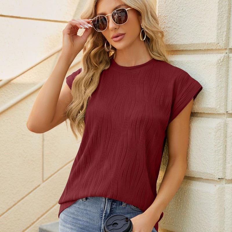Лето 2024, новые однотонные женские футболки, повседневные футболки с круглым вырезом и короткими рукавами, офисные женские топы, элегантные женские футболки 24140 XXL красный
Лето 2024, новые однотонные женские футболки, повседневные футболки с круглым вырезом и короткими рукавами, офисные женские топы, элегантные женские футболки 24140 XXL красный