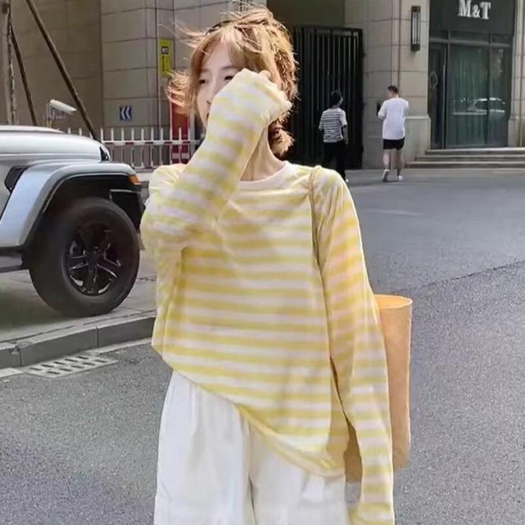 Women s Long Sleeve Color Block Striped Cardigan: Casual, Loose, Thin Sun Protection Summer 2025 Top Extra Large
Women s Long Sleeve Color Block Striped Cardigan: Casual, Loose, Thin Sun Protection Summer 2025 Top Extra Large