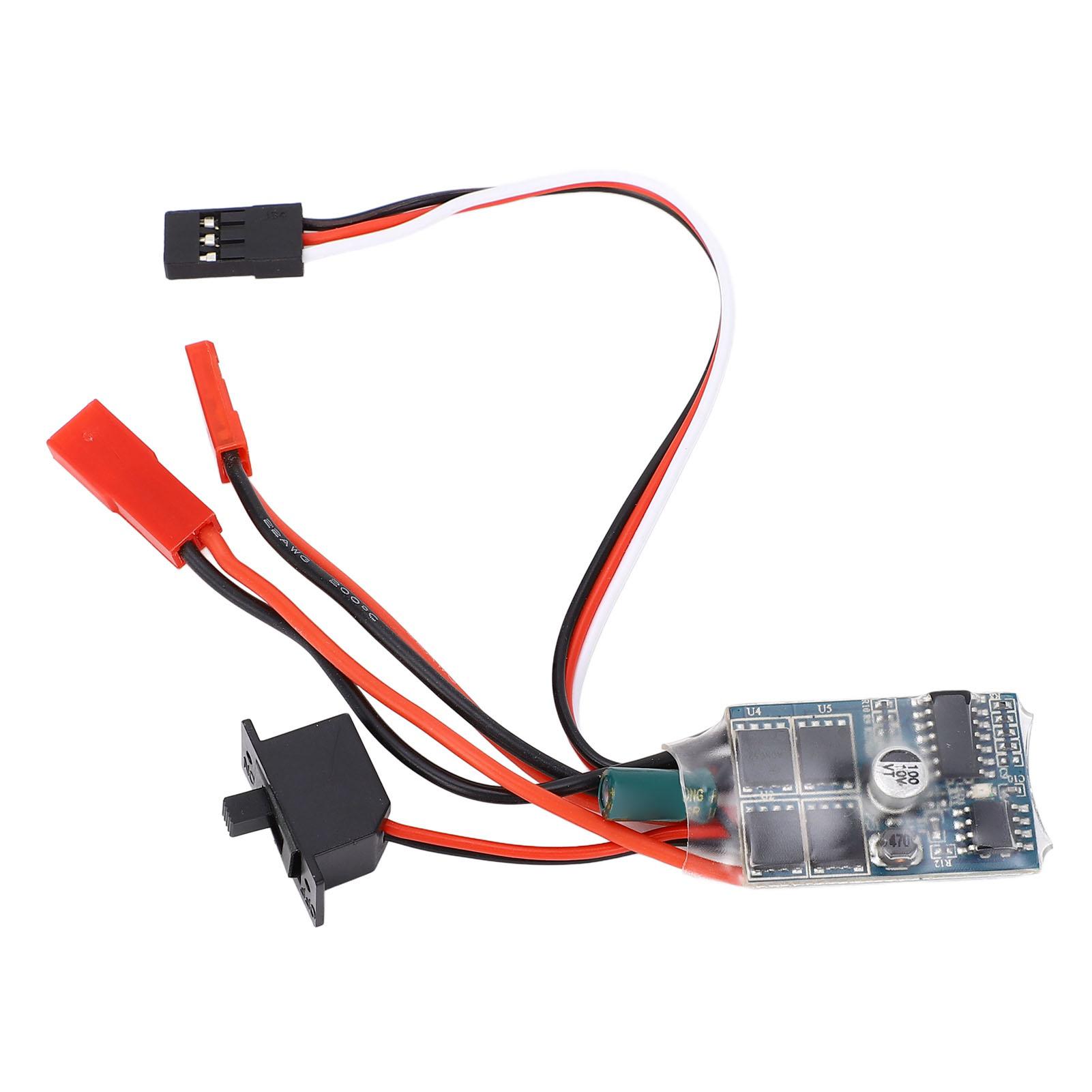35A ESC Щітковий 4~8В Електричний Регулятор Швидкості Вперед Назад Гальмо Двосторонній ESC для 130 180 260
35A ESC Щітковий 4~8В Електричний Регулятор Швидкості Вперед Назад Гальмо Двосторонній ESC для 130 180 260