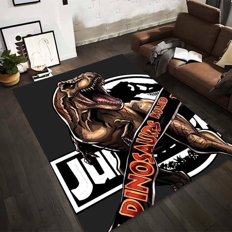 Dinosaurs Ruled the Earth Carpet with T-Rex Print in Black Style Suitable for use as an anti-slip for living room bedroom sofas 40x60cm( 15x23in )
Dinosaurs Ruled the Earth Carpet with T-Rex Print in Black Style Suitable for use as an anti-slip for living room bedroom sofas 40x60cm( 15x23in )
