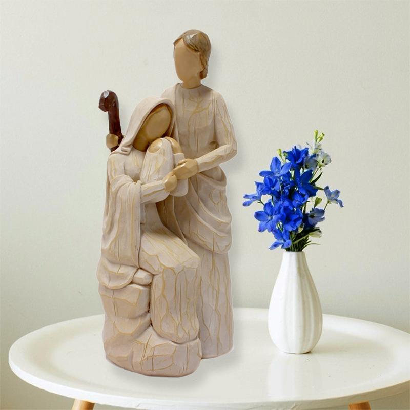 Resin Craft Decoration For Home Living Room Decoration Creative Religious Family Statue 1PC
Resin Craft Decoration For Home Living Room Decoration Creative Religious Family Statue 1PC