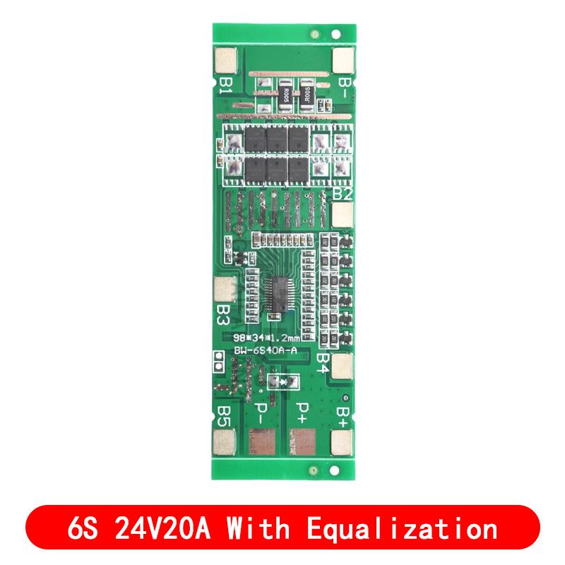 24V 6S 40A 18650 Li-Ion Lithium Battery Poretect Board Solar Lighting Bms Pcb With Balance For Ebike Scooter
24V 6S 40A 18650 Li-Ion Lithium Battery Poretect Board Solar Lighting Bms Pcb With Balance For Ebike Scooter