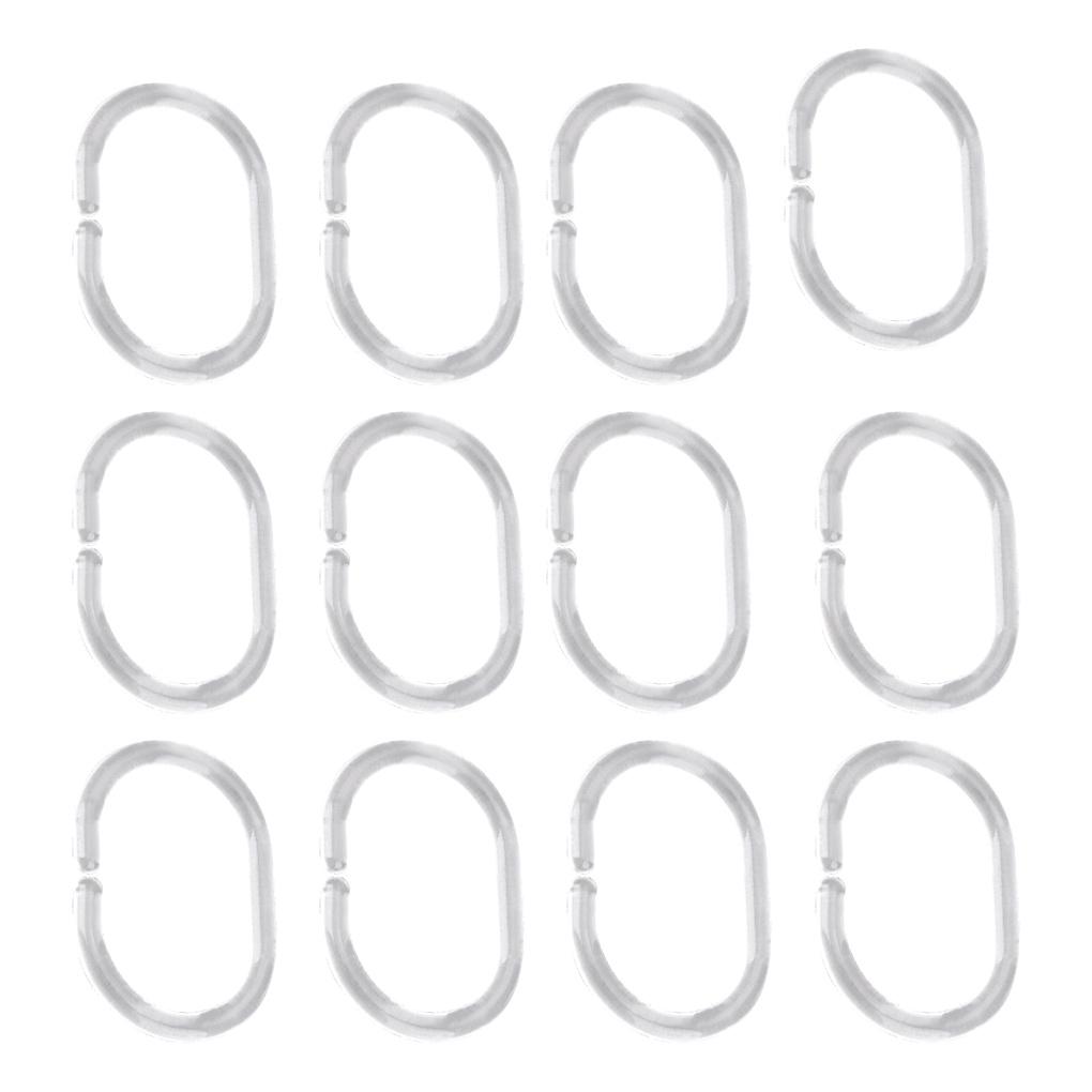 12 Pieces Bath Curtain Hangers Home Hardware Accessory Fix Component Transparent C-shaped Bathing Curtains Rings Fixing Hooks
12 Pieces Bath Curtain Hangers Home Hardware Accessory Fix Component Transparent C-shaped Bathing Curtains Rings Fixing Hooks