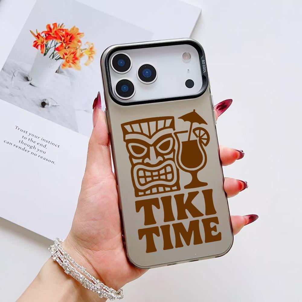 Tiki Time Phone Case For iPhone 17 16 15 14 13 12 11 Pro Max Air Matte Laser Aurora Shockproof Funda iPhone 15 Pro Max
Tiki Time Phone Case For iPhone 17 16 15 14 13 12 11 Pro Max Air Matte Laser Aurora Shockproof Funda iPhone 15 Pro Max