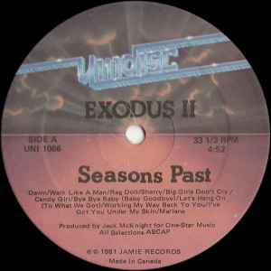 12inch Record EXODUS II Seasons Past UNI1066 Unidisc 1981 Canada SoulFunk Used
12inch Record EXODUS II Seasons Past UNI1066 Unidisc 1981 Canada SoulFunk Used