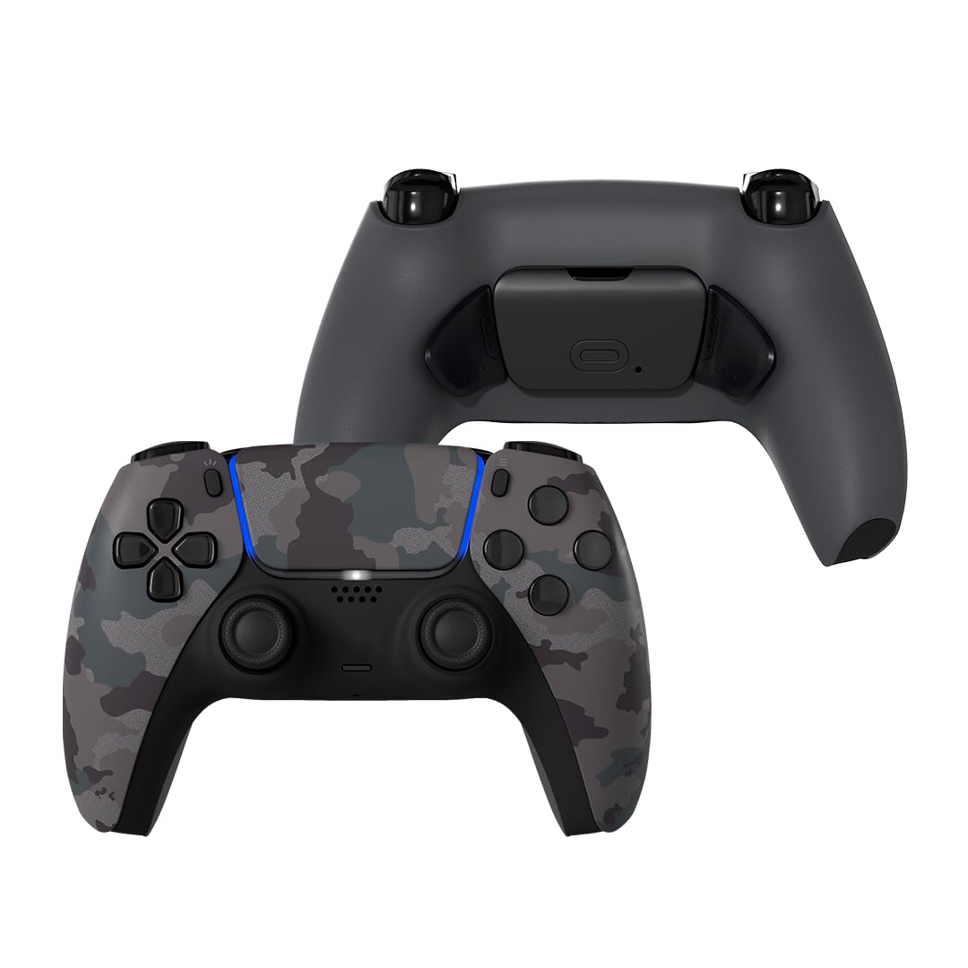 Custom Controller for PS5 Compatible Controller PC Compatible FPS Controller Equipped with Rear Paddle Remapping Function Vibration Function сірий колір
Custom Controller for PS5 Compatible Controller PC Compatible FPS Controller Equipped with Rear Paddle Remapping Function Vibration Function сірий колір