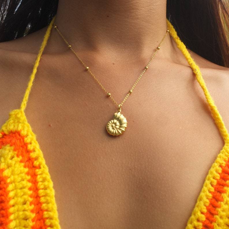 Fashion Conch Pendant Necklaces For Women Gold Color Stainless Steel Chain Conch Necklace Shell Ocean Jewelry Summer Gift
Fashion Conch Pendant Necklaces For Women Gold Color Stainless Steel Chain Conch Necklace Shell Ocean Jewelry Summer Gift