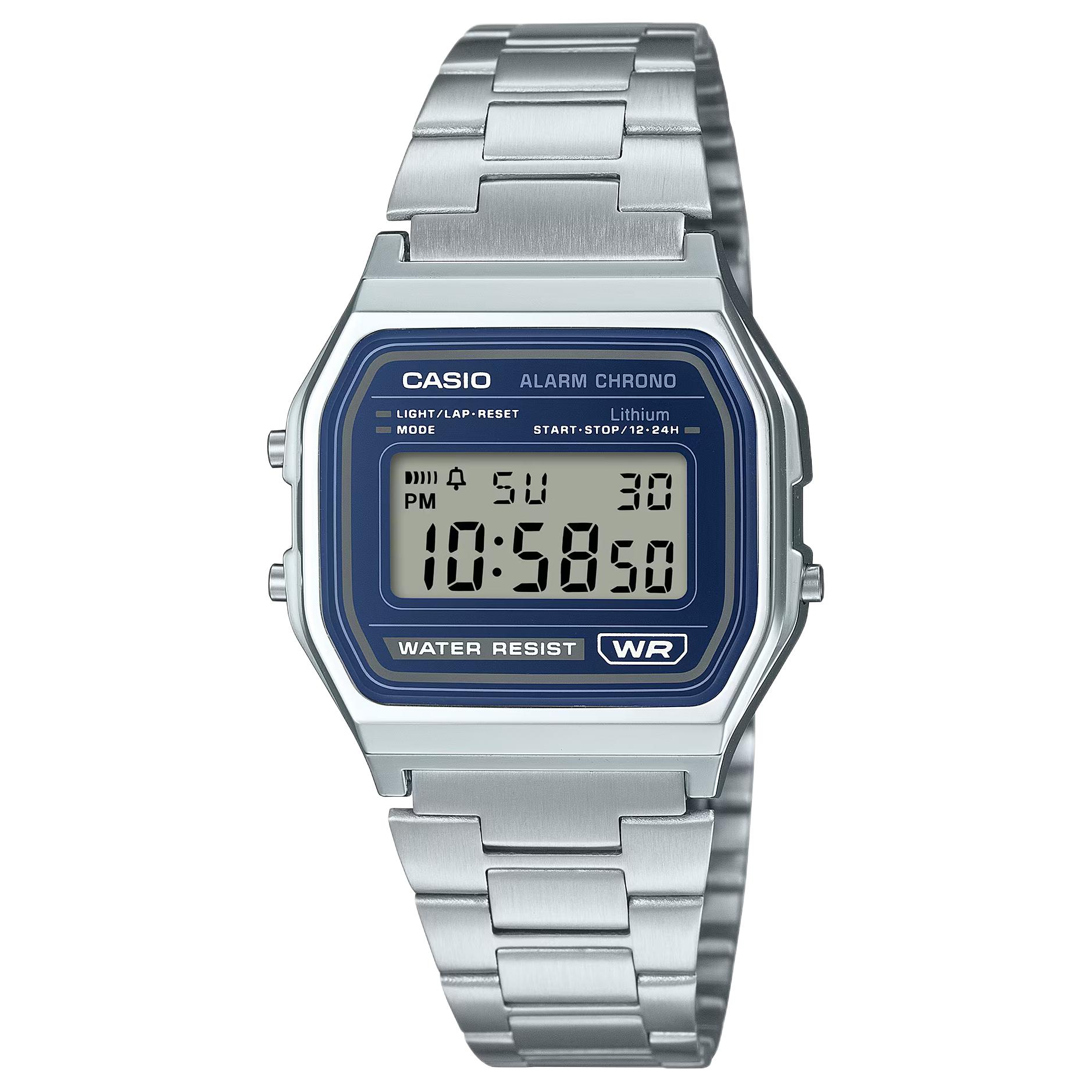 Casio Vintage Series Life Waterproof Adjustable Buckle Quartz Movement Stainless Steel Strap Unisex Watches Gray A158WEA-2 Gray Dial
Casio Vintage Series Life Waterproof Adjustable Buckle Quartz Movement Stainless Steel Strap Unisex Watches Gray A158WEA-2 Gray Dial