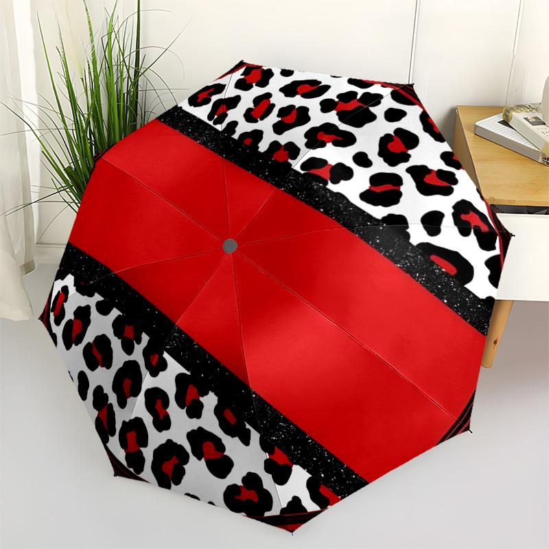 1pc Leopard Print Automatic Opening/Closing Folding Umbrella with 8 Ribs,Windproof Portable Sunshade Umbrella Holiday gift yy260401082
1pc Leopard Print Automatic Opening/Closing Folding Umbrella with 8 Ribs,Windproof Portable Sunshade Umbrella Holiday gift yy260401082