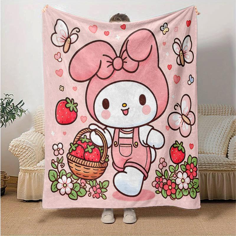 1pc My Melody s Sweet Strawberry Basket Adventure Blanket, Soft Throw for Home Decor, Gift Idea for Family and Friend, Living Room, Travel, Camping, C 130x150cm
1pc My Melody s Sweet Strawberry Basket Adventure Blanket, Soft Throw for Home Decor, Gift Idea for Family and Friend, Living Room, Travel, Camping, C 130x150cm