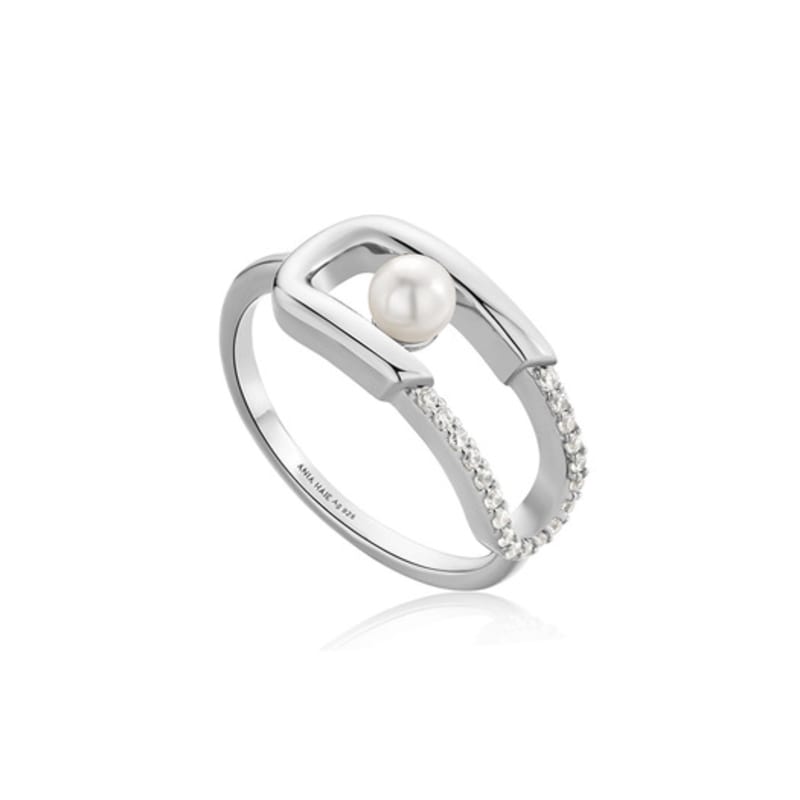 ANIA HAIE Pearl Sparkle 925 Silver Ring R054-02H No. 18
ANIA HAIE Pearl Sparkle 925 Silver Ring R054-02H No. 18
