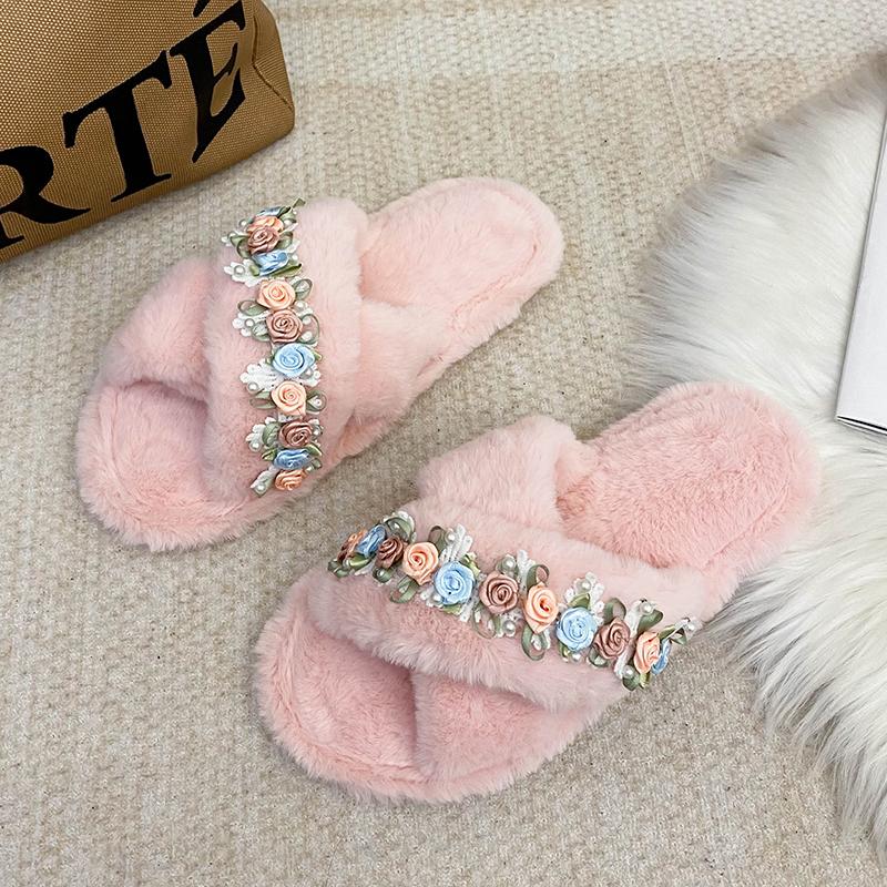 Indoor Winter Home Cotton Shoes Low Heel Sweet Ladies Shoes 2024 Hot Sale Flat with Solid Flower Women s Slippers Chinelos
Indoor Winter Home Cotton Shoes Low Heel Sweet Ladies Shoes 2024 Hot Sale Flat with Solid Flower Women s Slippers Chinelos