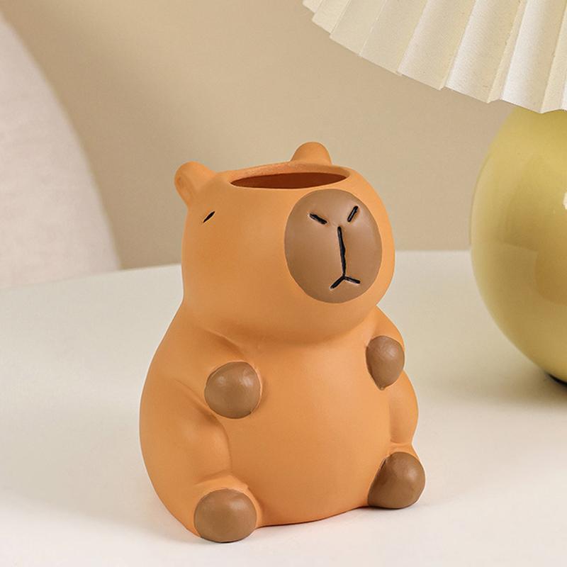 Капибара Милый Подставка для ручек Офисный Настольный Веселый Креативный Смешной Маленькие украшения Кисть для макияжа Керамический Стакан для хранения
Капибара Милый Подставка для ручек Офисный Настольный Веселый Креативный Смешной Маленькие украшения Кисть для макияжа Керамический Стакан для хранения