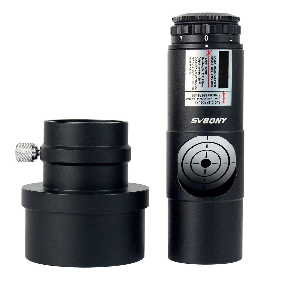 SVBONY SV120 Collimator Optical Axis Correction Eyepiece for Optical Axis Adjustment for Newtonian Telescope Alignment 1.25 7 Level Brightness
SVBONY SV120 Collimator Optical Axis Correction Eyepiece for Optical Axis Adjustment for Newtonian Telescope Alignment 1.25 7 Level Brightness