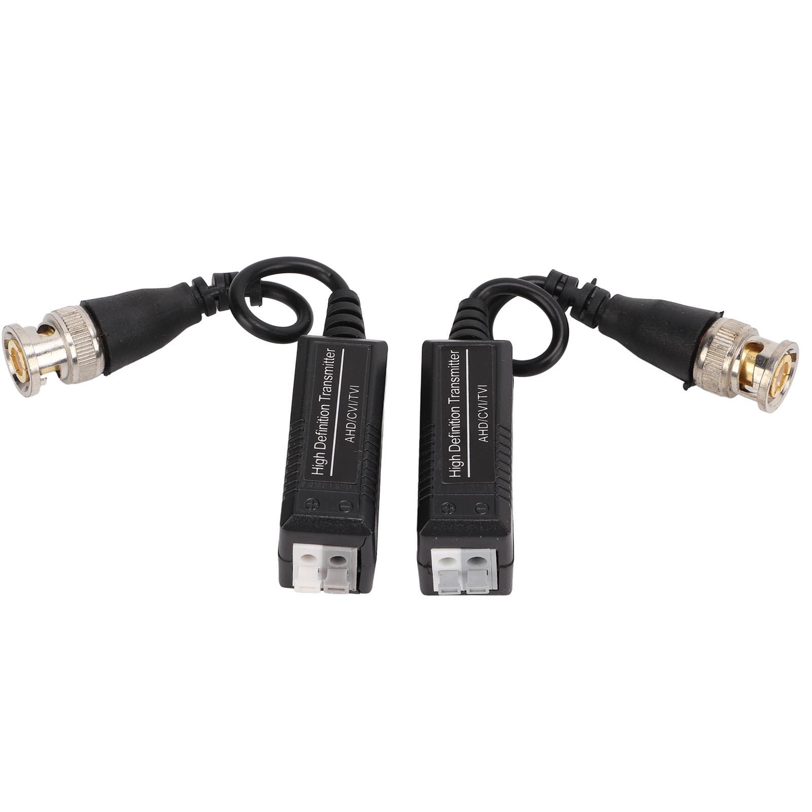 1 Pair Video Balun HD AHD TVI CVI Passive Video Balun Transceiver for CCTV Surveillance Camera
1 Pair Video Balun HD AHD TVI CVI Passive Video Balun Transceiver for CCTV Surveillance Camera