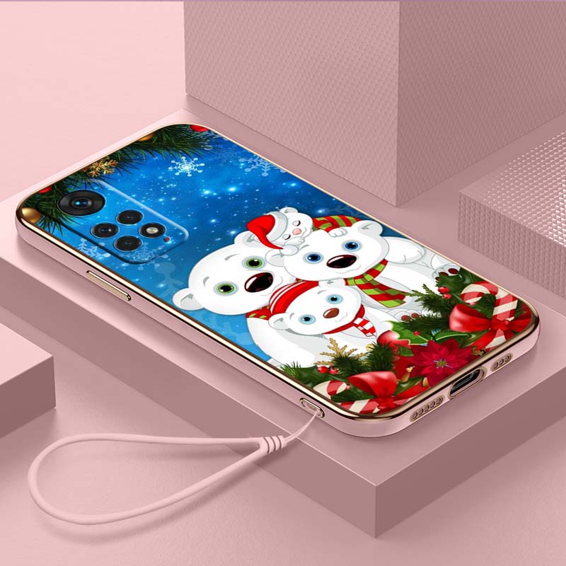 Роскошный чехол для телефона из ТПУ с ремешком для Xiaomi Poco F4 F5 M4 M5 X3 X4 X5 13T Redmi Note 10S 11S 10C 13C, чехлы A6 Merry Christmas Bear Deer Cover
Роскошный чехол для телефона из ТПУ с ремешком для Xiaomi Poco F4 F5 M4 M5 X3 X4 X5 13T Redmi Note 10S 11S 10C 13C, чехлы A6 Merry Christmas Bear Deer Cover