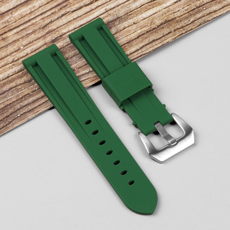 Compatible with PAM Panerai 368/351/389 - Silicone Watch Strap, 22/24/26mm, Rubber 26mm
Compatible with PAM Panerai 368/351/389 - Silicone Watch Strap, 22/24/26mm, Rubber 26mm