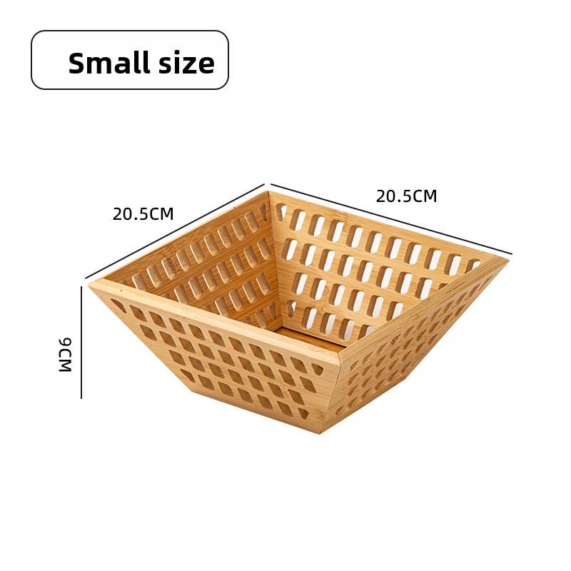 Hollow Bamboo Fruit Basket for Living Room Home Storage Snack Tray Bread Basket
Hollow Bamboo Fruit Basket for Living Room Home Storage Snack Tray Bread Basket