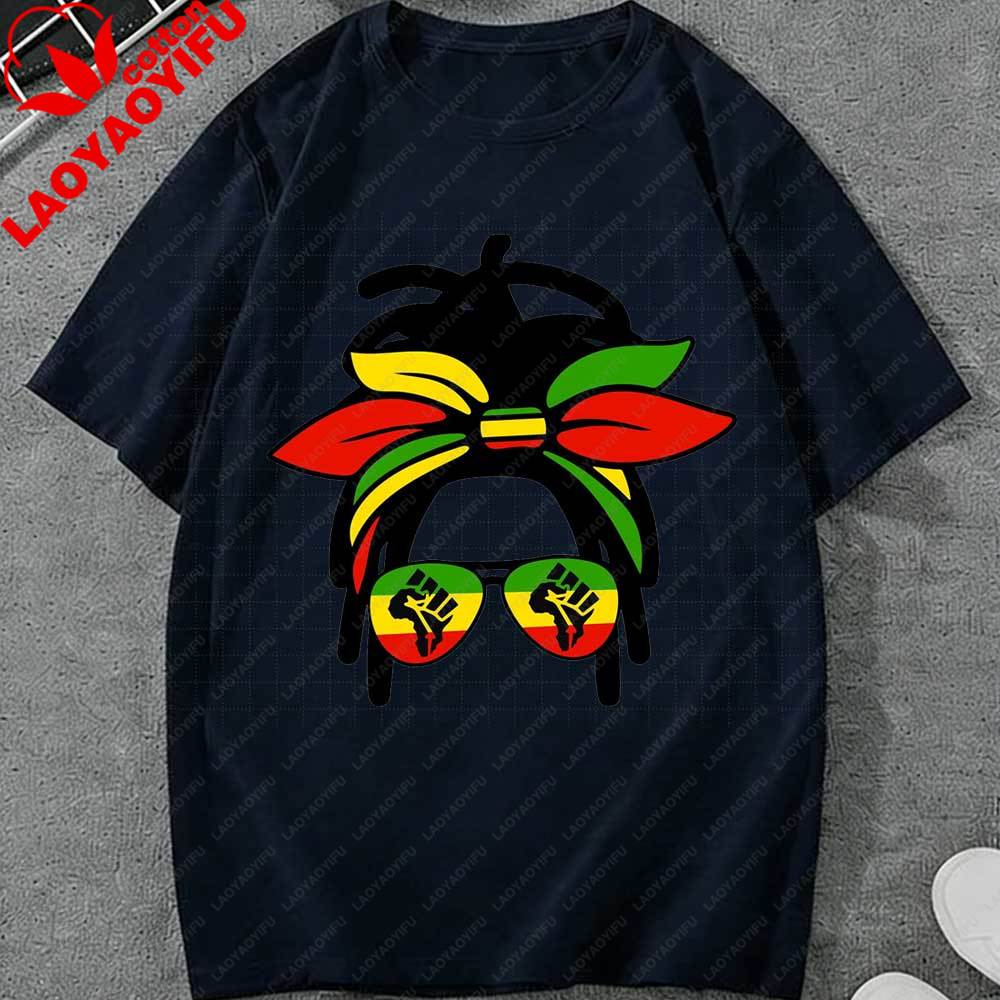Juneteenth Black Women Dreadlocks Africa Fist Sunglasses TShirt for Unisex Women African American Pride Graphic Cotton Tops Gift 3XL
Juneteenth Black Women Dreadlocks Africa Fist Sunglasses TShirt for Unisex Women African American Pride Graphic Cotton Tops Gift 3XL