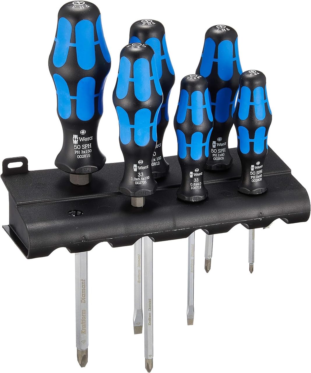 Набор отверток Wera Craftform Diamond 137801 33/50/6A чёрный
Набор отверток Wera Craftform Diamond 137801 33/50/6A чёрный