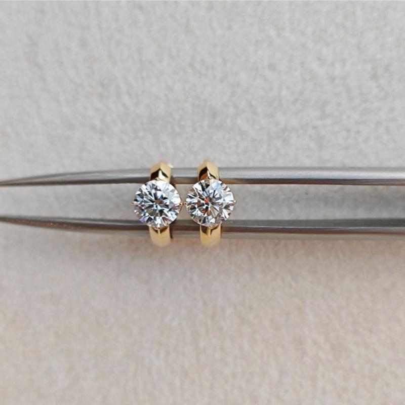 925 Sterling Silver 14K Gold Plated Round CZ Huggie Earrings Women Shiny Solitaire Crystal Daily Luxury Jewelry Gold
925 Sterling Silver 14K Gold Plated Round CZ Huggie Earrings Women Shiny Solitaire Crystal Daily Luxury Jewelry Gold