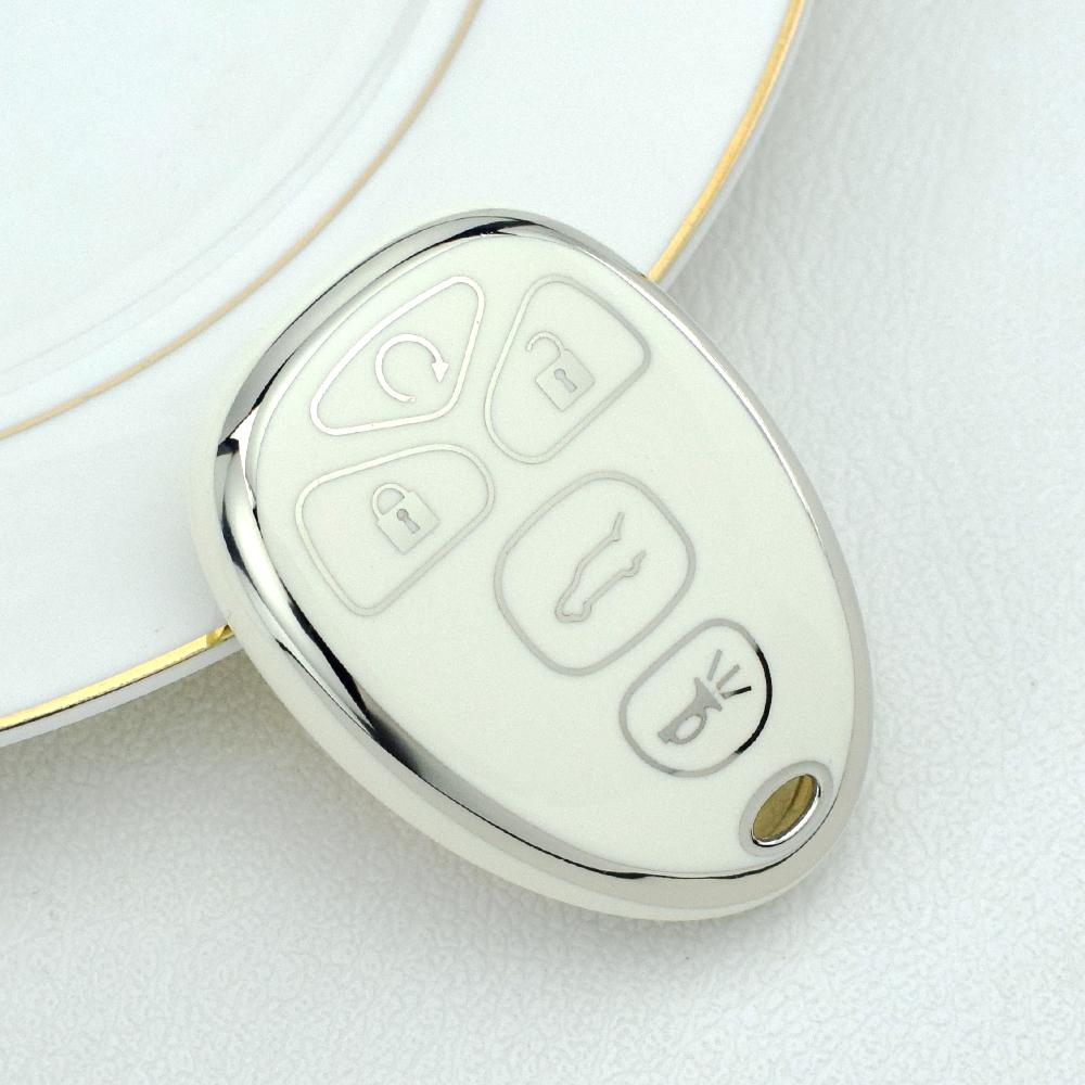 5 Buttons TPU Key Fob Cover for GMC Acadia 2007-2016 Yukon XL/Chevy Suburban Tahoe Traverse/Cadillac Escalade SRX/Buick Enclave срібні білого кольору
5 Buttons TPU Key Fob Cover for GMC Acadia 2007-2016 Yukon XL/Chevy Suburban Tahoe Traverse/Cadillac Escalade SRX/Buick Enclave срібні білого кольору