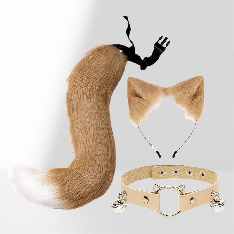 Handmade Halloween Cat Ear Tail Set Cosplay Props Exhibition Game Theme Adult Accessory Cat Tail Headband Set
Handmade Halloween Cat Ear Tail Set Cosplay Props Exhibition Game Theme Adult Accessory Cat Tail Headband Set