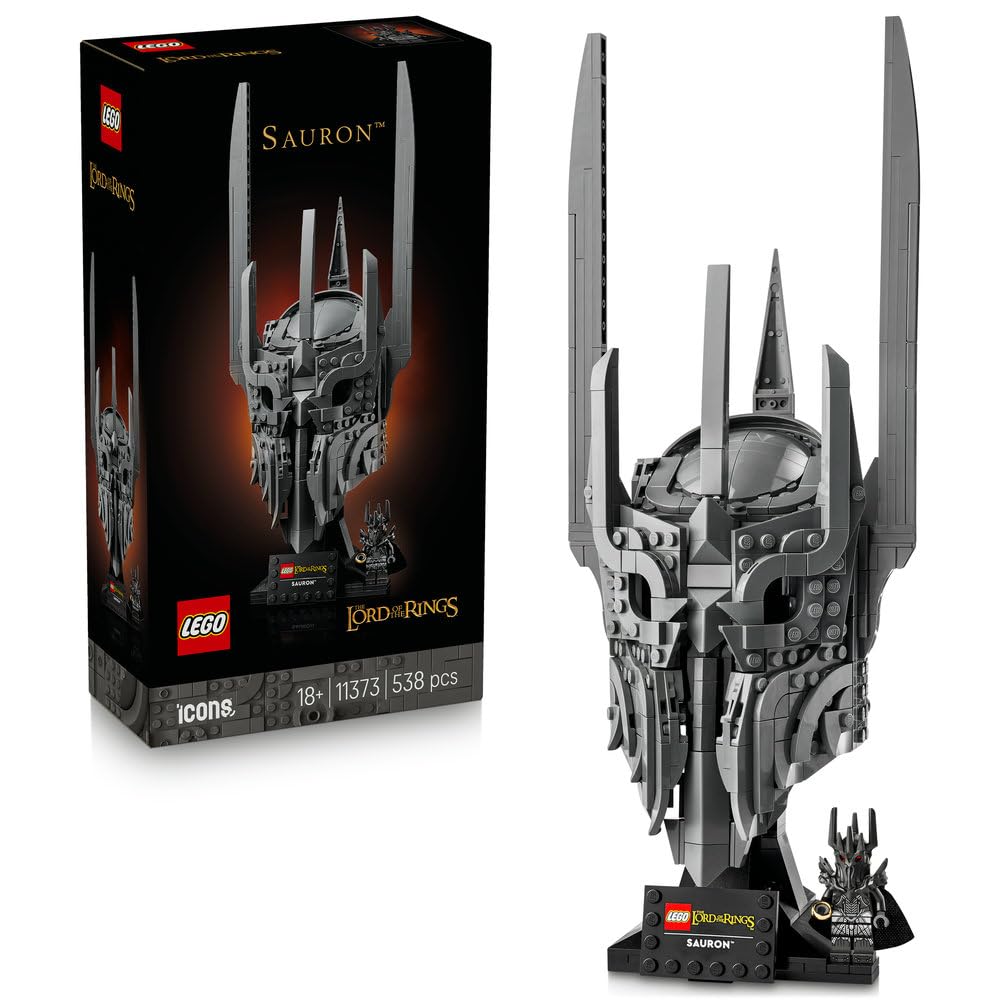 LEGO Icon Lord of the Rings: Sauron s Helmet Toy - Birthday Gift, Building Blocks, for Men and Women, Battle, Robot, Pretend Play, Role-Playing, House
LEGO Icon Lord of the Rings: Sauron s Helmet Toy - Birthday Gift, Building Blocks, for Men and Women, Battle, Robot, Pretend Play, Role-Playing, House