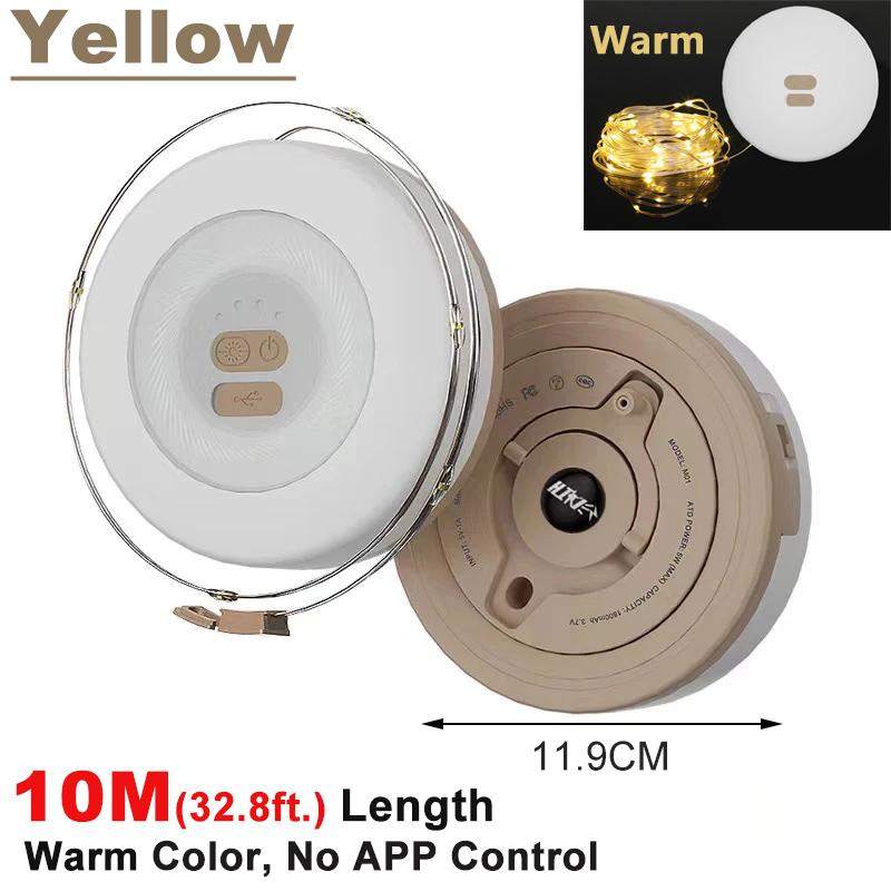 -in-1 Camp String Light 360° Illumination IPX4 Waterproof USB Charging 7m/10m Length for Camping Outdoor Durable Portable жовтий
-in-1 Camp String Light 360° Illumination IPX4 Waterproof USB Charging 7m/10m Length for Camping Outdoor Durable Portable жовтий