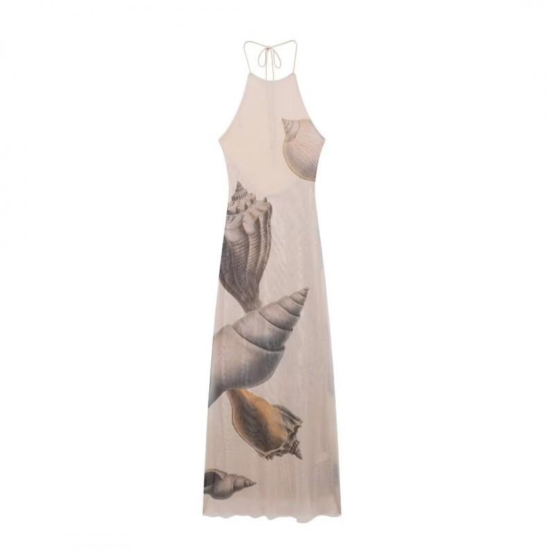 European American Women s Clothing Summer Sexy Silk Mesh Backless Neck Collar Long Dress XS
European American Women s Clothing Summer Sexy Silk Mesh Backless Neck Collar Long Dress XS
