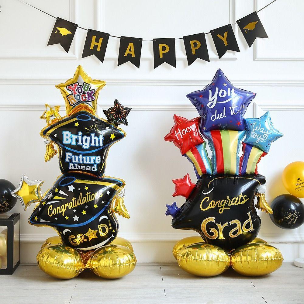 Large GRAD Foil Balloon Standing Graduate Letters Balloon Fuuny Graduation Balloon Party Style 3
Large GRAD Foil Balloon Standing Graduate Letters Balloon Fuuny Graduation Balloon Party Style 3
