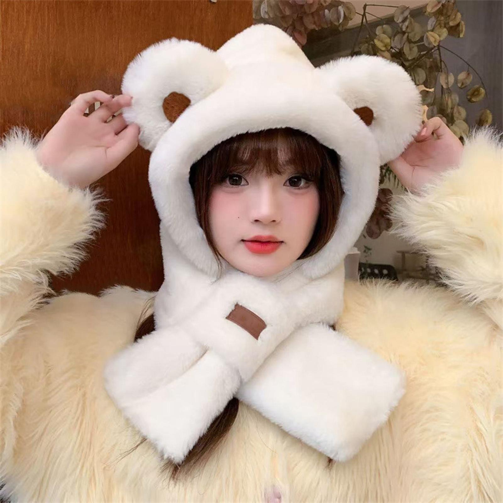 Ladies Cute Plush Hat, Warm Hat, Thick Toe Cap One Size білий
Ladies Cute Plush Hat, Warm Hat, Thick Toe Cap One Size білий