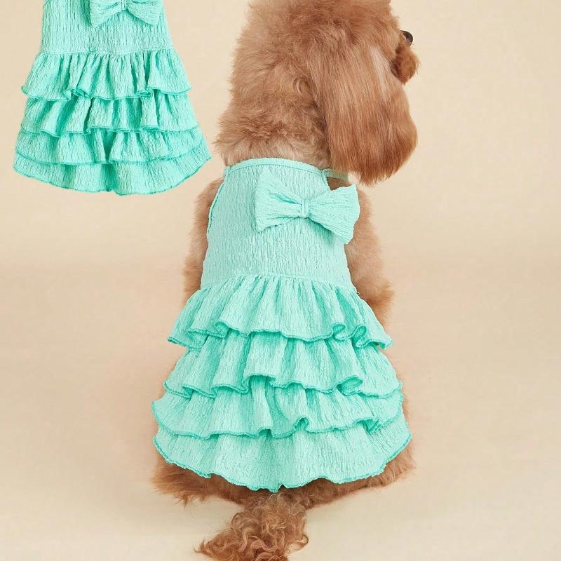 1pc Spring/Summer Pet Clothes for Small Dogs & Teddy, Cat Patterned Princess Dress with Layered Puffy Skirt and Candy Colors XXL
1pc Spring/Summer Pet Clothes for Small Dogs & Teddy, Cat Patterned Princess Dress with Layered Puffy Skirt and Candy Colors XXL
