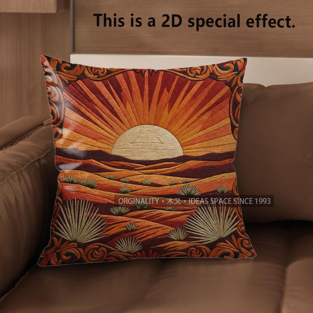 2D Retro Desert Sunset Cactus Throw Pillow Covers** Pattern Cushion Cover Suitable For Sofa Bedroom Car Pillow Cover 40x40cm
2D Retro Desert Sunset Cactus Throw Pillow Covers** Pattern Cushion Cover Suitable For Sofa Bedroom Car Pillow Cover 40x40cm
