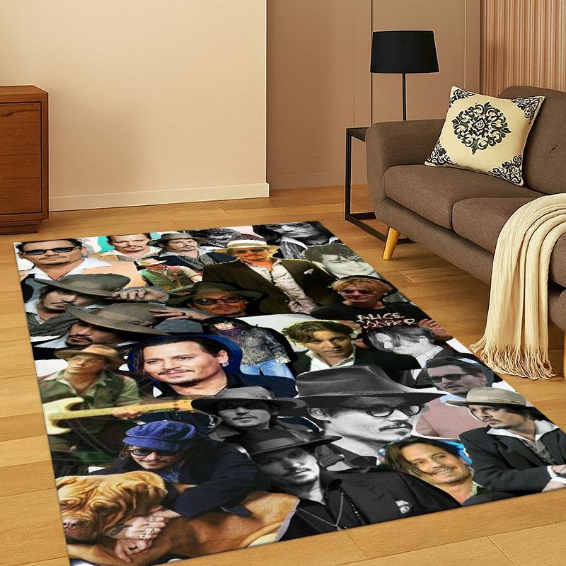 Handsome Johnny Depp Star Carpet Rug for Bedroom Living Room Sofa Playroom Doormat Home Decor,Kid Game Area Rug Non-slip gift 40x60cm
Handsome Johnny Depp Star Carpet Rug for Bedroom Living Room Sofa Playroom Doormat Home Decor,Kid Game Area Rug Non-slip gift 40x60cm