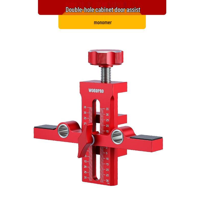 Dual Hole Cabinet Door Installation Aid: Positioning Plate & Rebounder Support Tool
Dual Hole Cabinet Door Installation Aid: Positioning Plate & Rebounder Support Tool