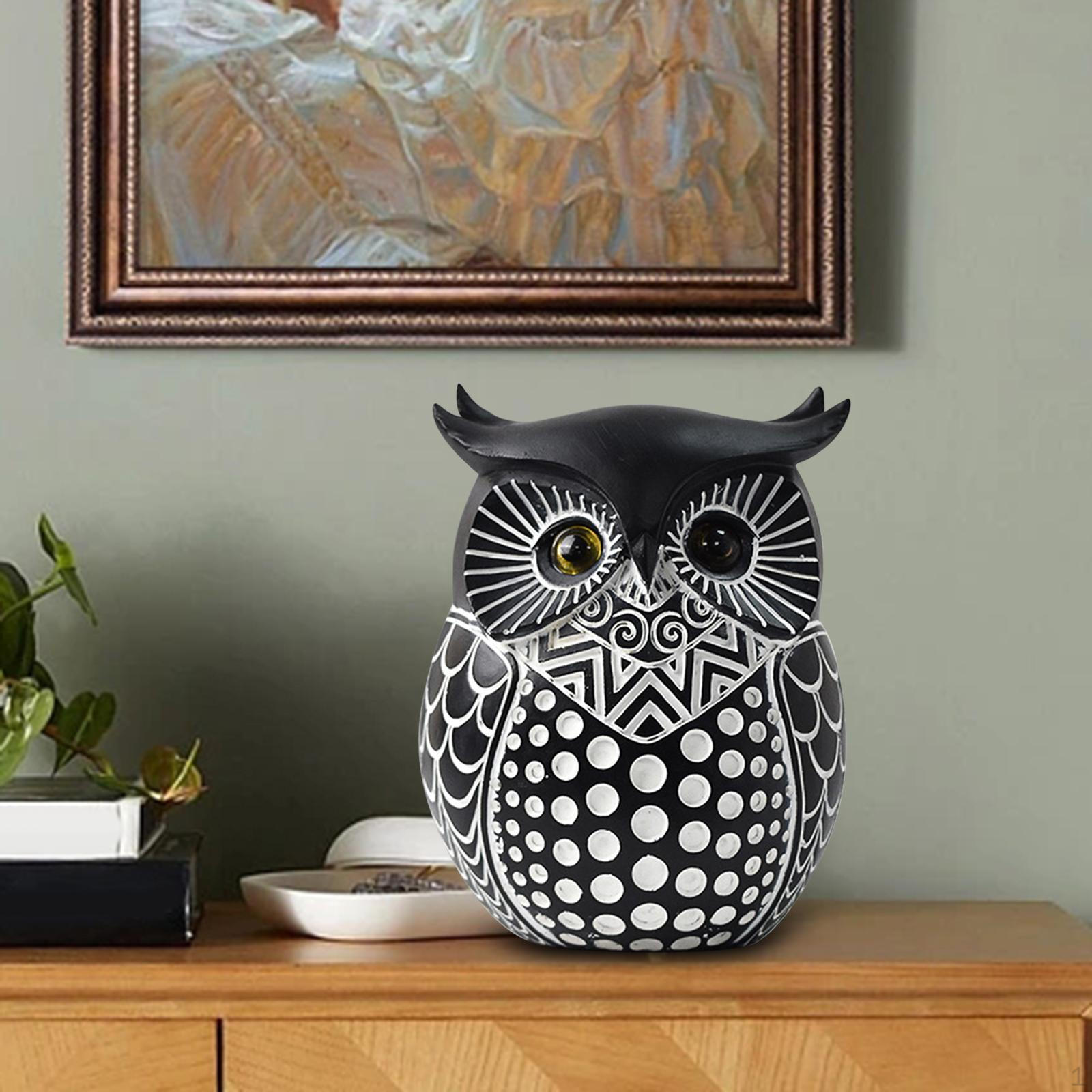 Elegant Owl Sculpture for Home Decor - Delicate Animal Figurine Mantel or Bookshelf чорний
Elegant Owl Sculpture for Home Decor - Delicate Animal Figurine Mantel or Bookshelf чорний