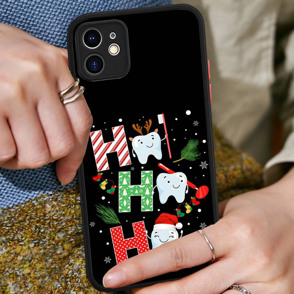 Cute Dentist Teeth For IPhone 16 15 14 13 12 11 Pro Max X XS MAX Plus Translucent Black Phone Cover iphone 14
Cute Dentist Teeth For IPhone 16 15 14 13 12 11 Pro Max X XS MAX Plus Translucent Black Phone Cover iphone 14