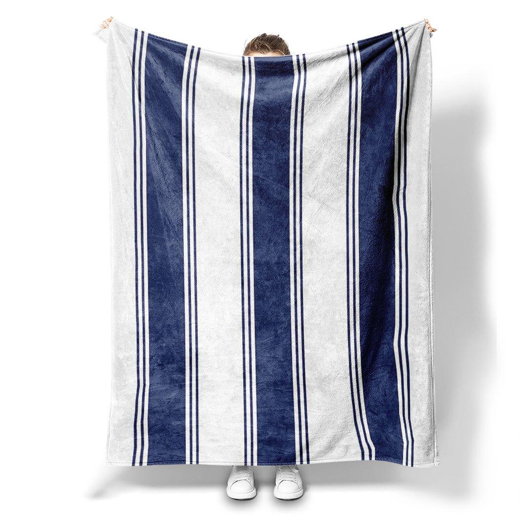 1pc Nautical Stripe Throw Blanket – Minimalist Blue and White Design, Elegant Home Decor for Sofa or Bed 75x90cm
1pc Nautical Stripe Throw Blanket – Minimalist Blue and White Design, Elegant Home Decor for Sofa or Bed 75x90cm