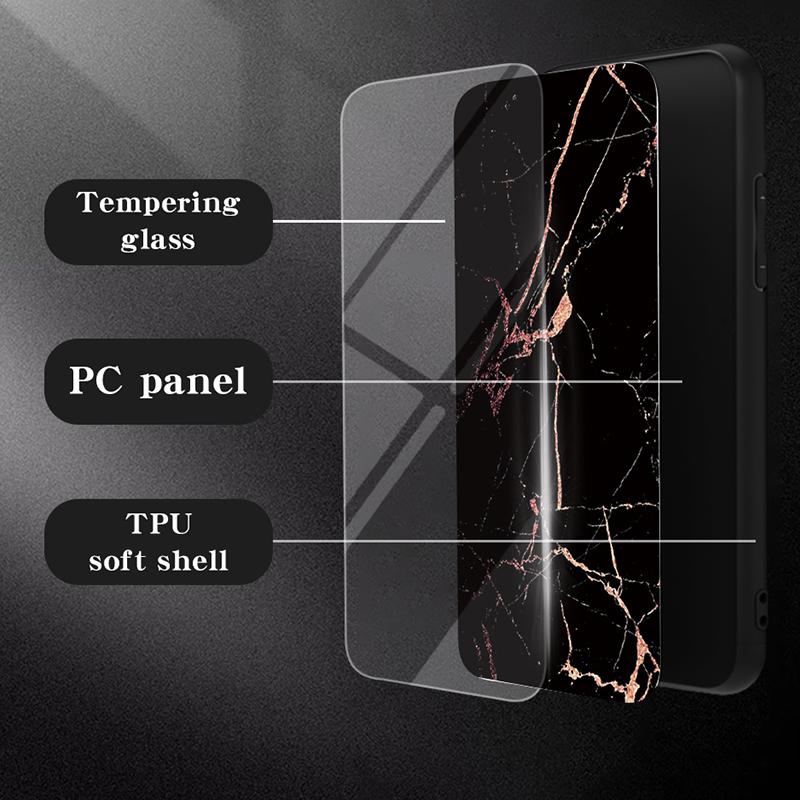 For Samsung Galaxy S25 Ultra Case Marble Pattern Tempered Glass+PC+TPU Protective Phone Cover Gold Black Marble
For Samsung Galaxy S25 Ultra Case Marble Pattern Tempered Glass+PC+TPU Protective Phone Cover Gold Black Marble