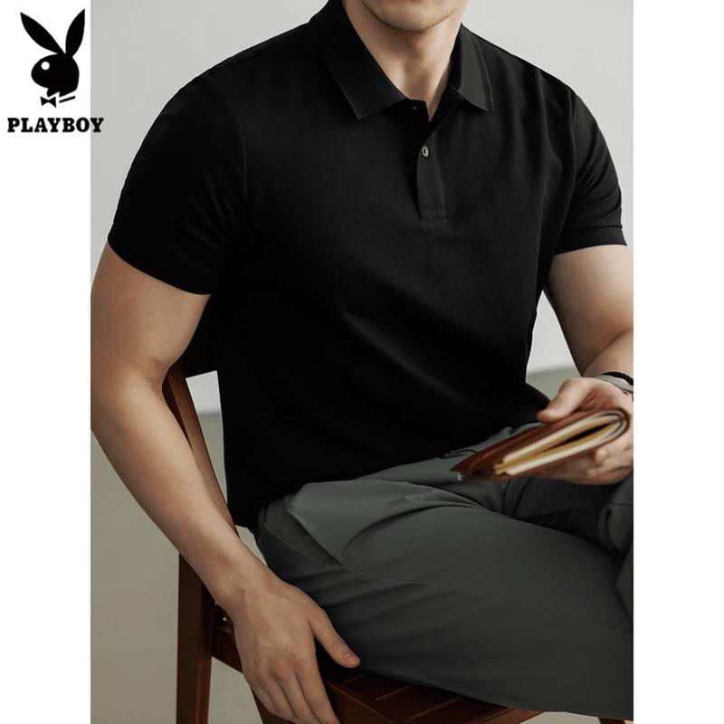 PLAYBOY Men s 2026 Summer Business Casual Short-Sleeve Polo Shirt 4XL 190
PLAYBOY Men s 2026 Summer Business Casual Short-Sleeve Polo Shirt 4XL 190
