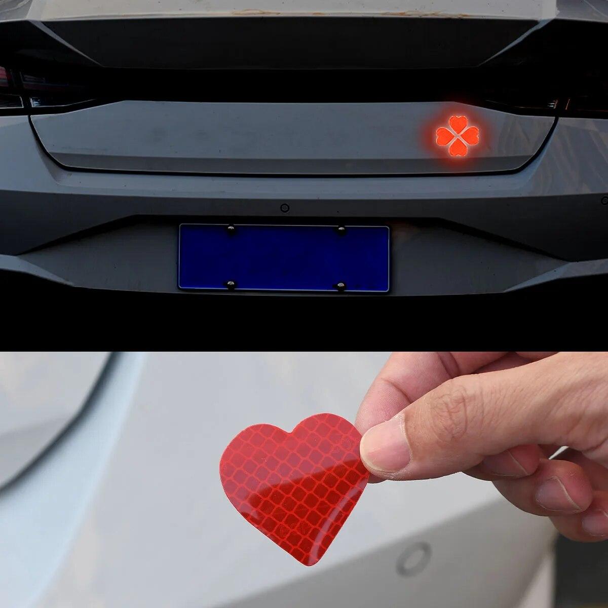 12 шт. светоотражающих наклеек для автомобиля с красным рисунком в виде сердца
12 шт. светоотражающих наклеек для автомобиля с красным рисунком в виде сердца