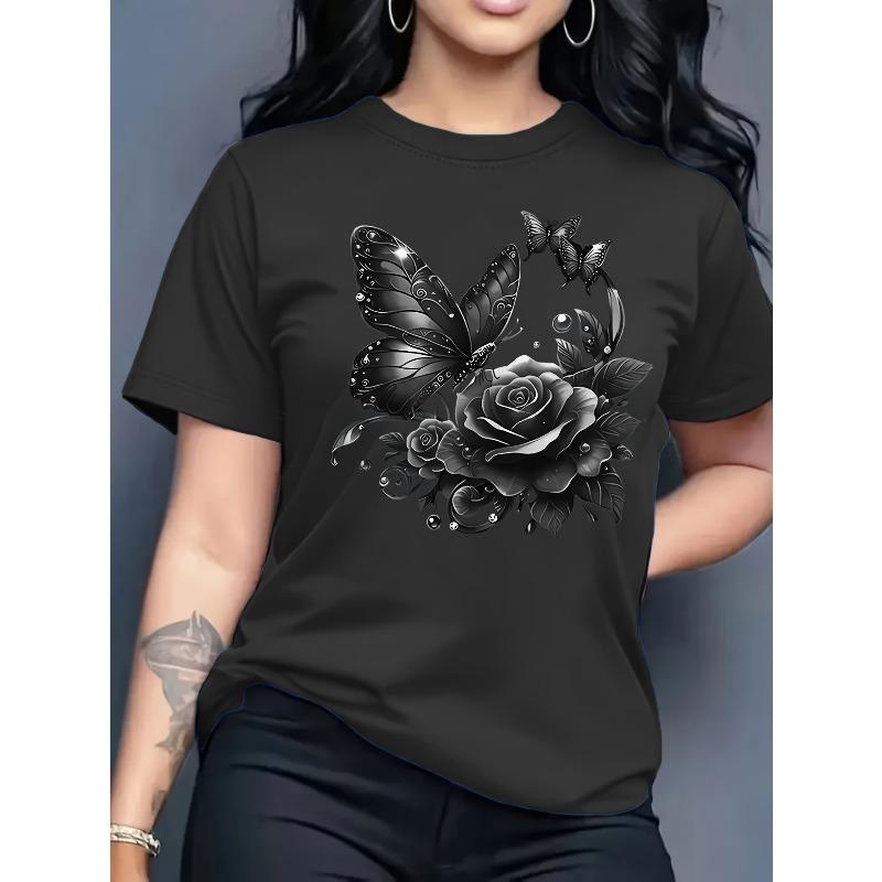 Women s Letter Print Casual Crew Neck Short Sleeve Daily Tee 4XL чорний
Women s Letter Print Casual Crew Neck Short Sleeve Daily Tee 4XL чорний