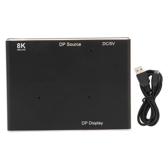 Разветвитель мультимедийного интерфейса DisplayPort HD поддерживает 8K MST SST 1 в 2 выхода направленный распределитель DP для домашнего кинотеатра
Разветвитель мультимедийного интерфейса DisplayPort HD поддерживает 8K MST SST 1 в 2 выхода направленный распределитель DP для домашнего кинотеатра
