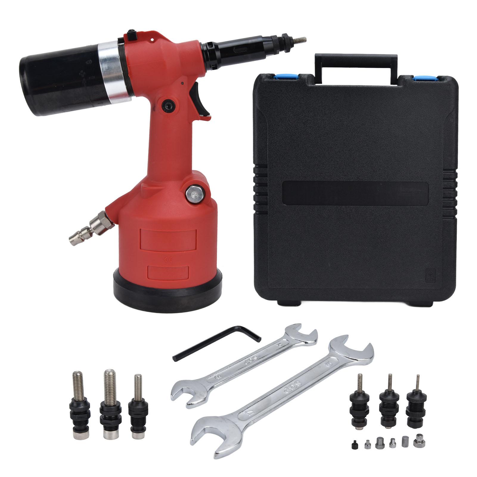 G1/4 Pneumatic Rivet Nut Gun Rivet Nut Tool for M3-M12 Zinc Alloy Nut Riveter with Storage Box for
G1/4 Pneumatic Rivet Nut Gun Rivet Nut Tool for M3-M12 Zinc Alloy Nut Riveter with Storage Box for