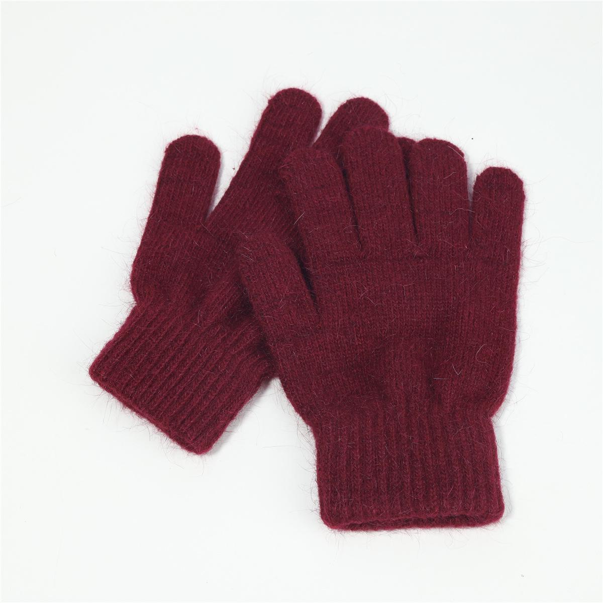 Літні Унісекс Зимові В язані Рукавички - Теплі, Товсті, Холодостійкі з Розділеними Пальцями One size вина червоного кольору
Літні Унісекс Зимові В язані Рукавички - Теплі, Товсті, Холодостійкі з Розділеними Пальцями One size вина червоного кольору