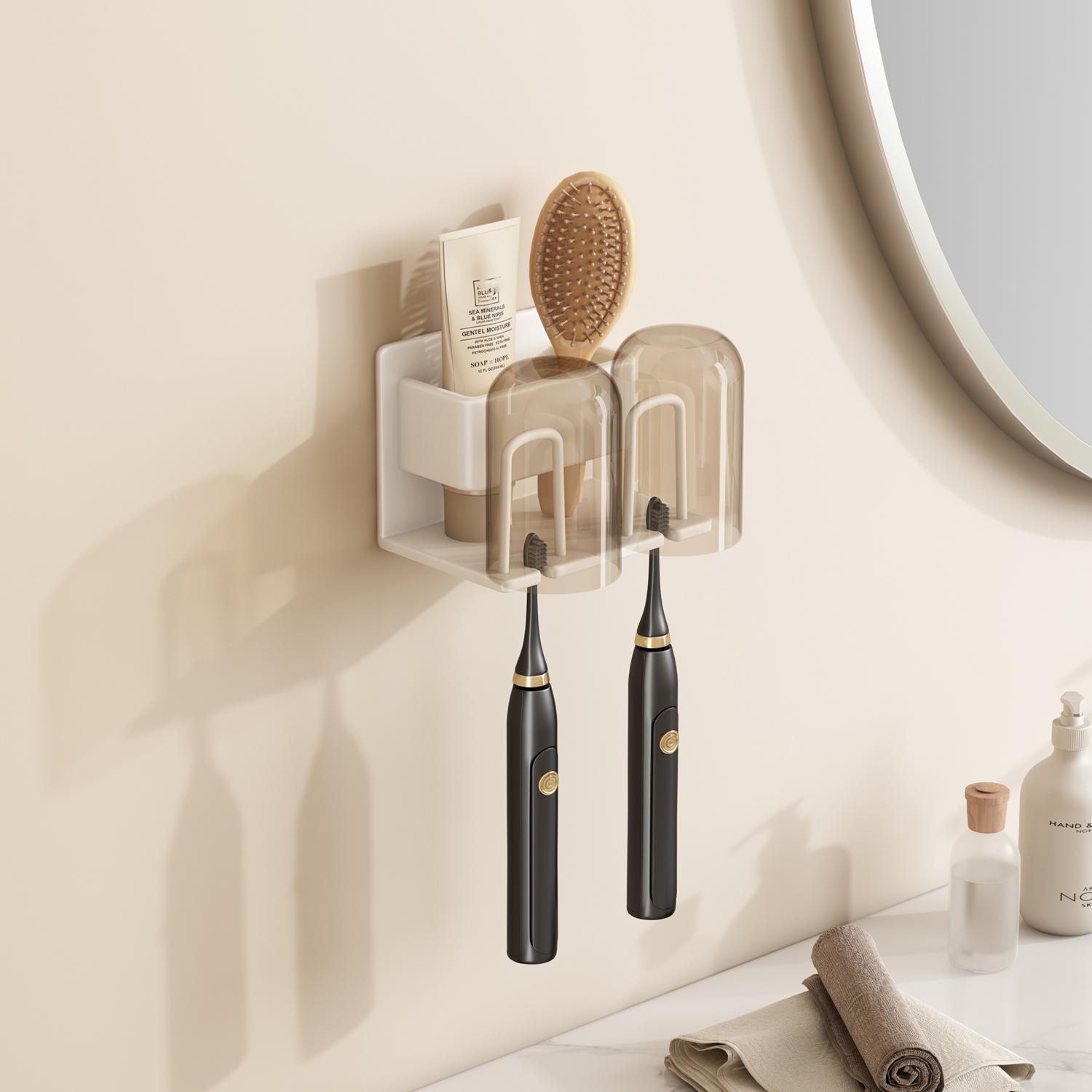Настінний тримач для зубної щітки, стійка для зубної щітки, органайзер, без свердління, економія місця, аксесуари для ванної кімнати
Настінний тримач для зубної щітки, стійка для зубної щітки, органайзер, без свердління, економія місця, аксесуари для ванної кімнати