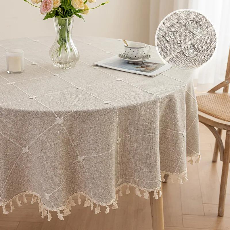 1pc Circular tablecloth waterproof and dustproof tea table cloth jacquard dining table cloth diameter 60cm коричневий
1pc Circular tablecloth waterproof and dustproof tea table cloth jacquard dining table cloth diameter 60cm коричневий