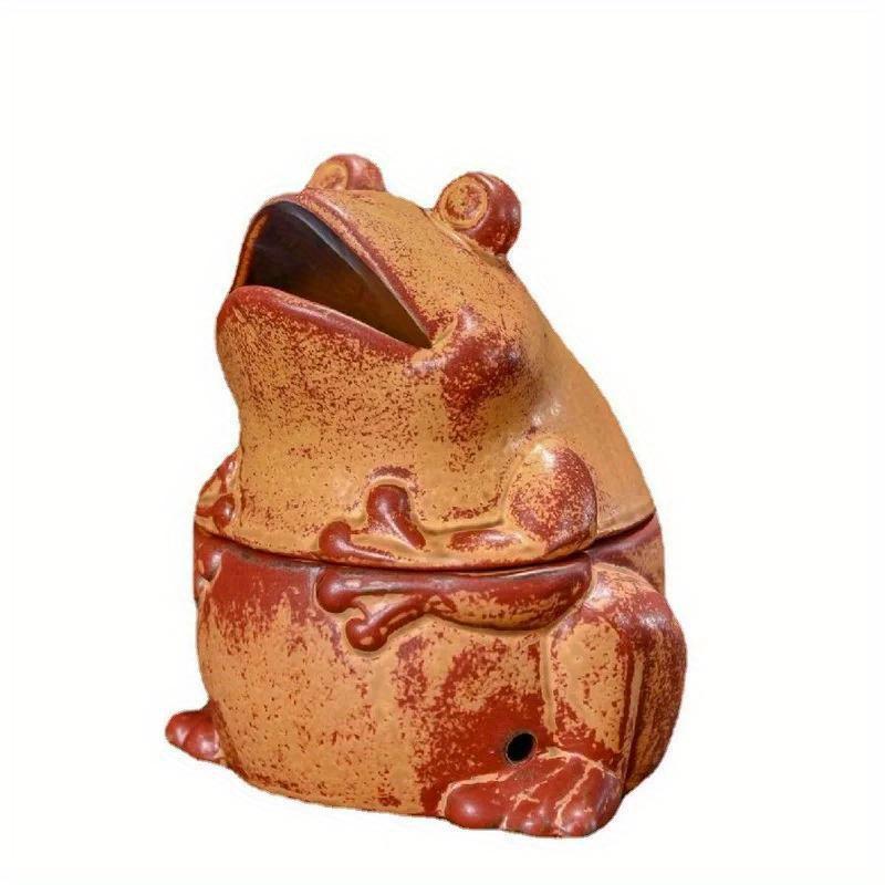 1pc Frog Incense Coils Burner Ceramic Handicrafts Incense Holder Home Fragrance Decor Purple Clay Censer (Without Incense)
1pc Frog Incense Coils Burner Ceramic Handicrafts Incense Holder Home Fragrance Decor Purple Clay Censer (Without Incense)